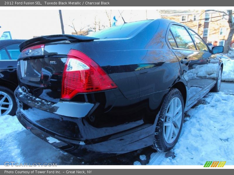 Tuxedo Black Metallic / Charcoal Black 2012 Ford Fusion SEL