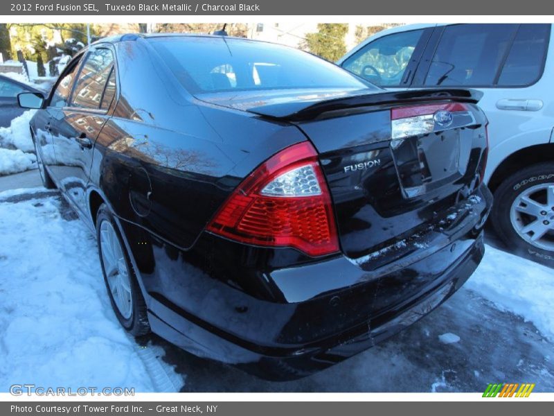 Tuxedo Black Metallic / Charcoal Black 2012 Ford Fusion SEL