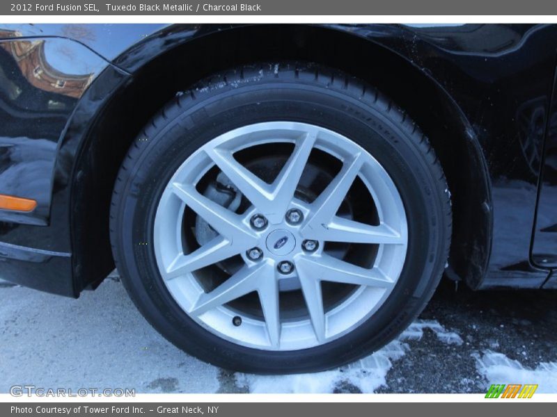 Tuxedo Black Metallic / Charcoal Black 2012 Ford Fusion SEL