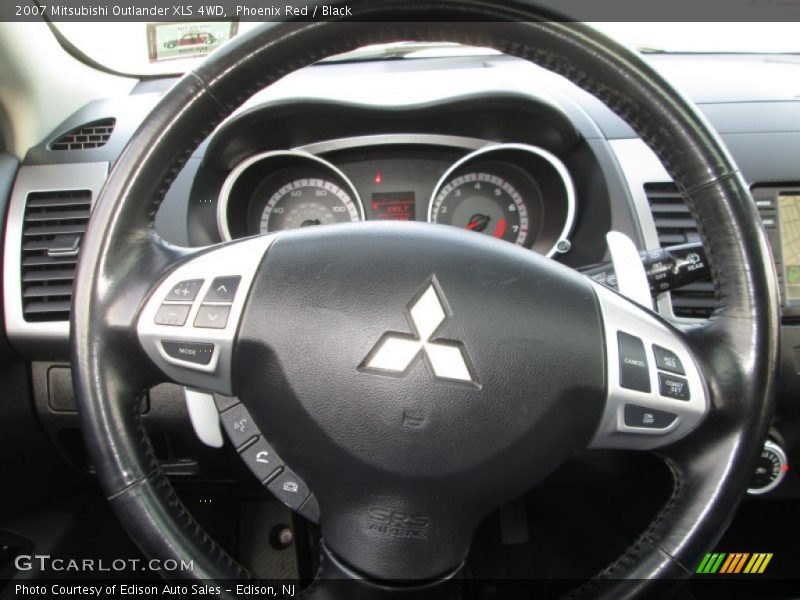 Phoenix Red / Black 2007 Mitsubishi Outlander XLS 4WD