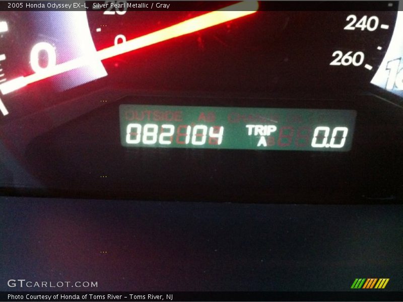 Silver Pearl Metallic / Gray 2005 Honda Odyssey EX-L