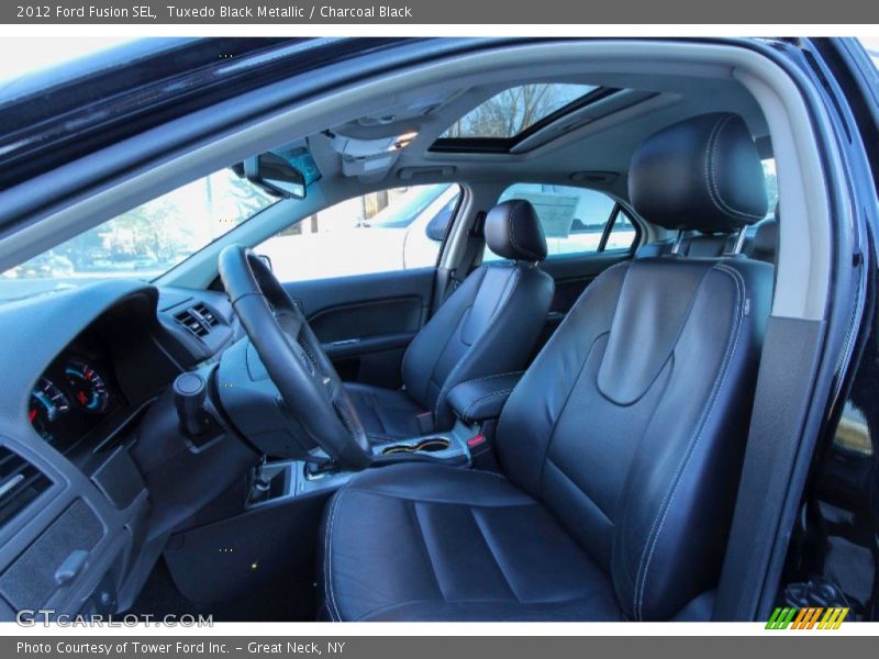 Tuxedo Black Metallic / Charcoal Black 2012 Ford Fusion SEL