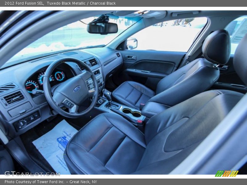 Tuxedo Black Metallic / Charcoal Black 2012 Ford Fusion SEL