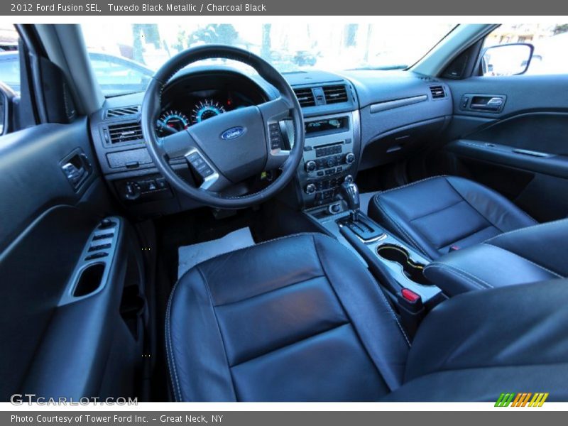 Tuxedo Black Metallic / Charcoal Black 2012 Ford Fusion SEL