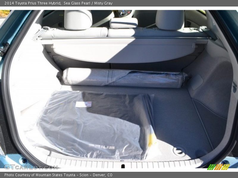 Sea Glass Pearl / Misty Gray 2014 Toyota Prius Three Hybrid