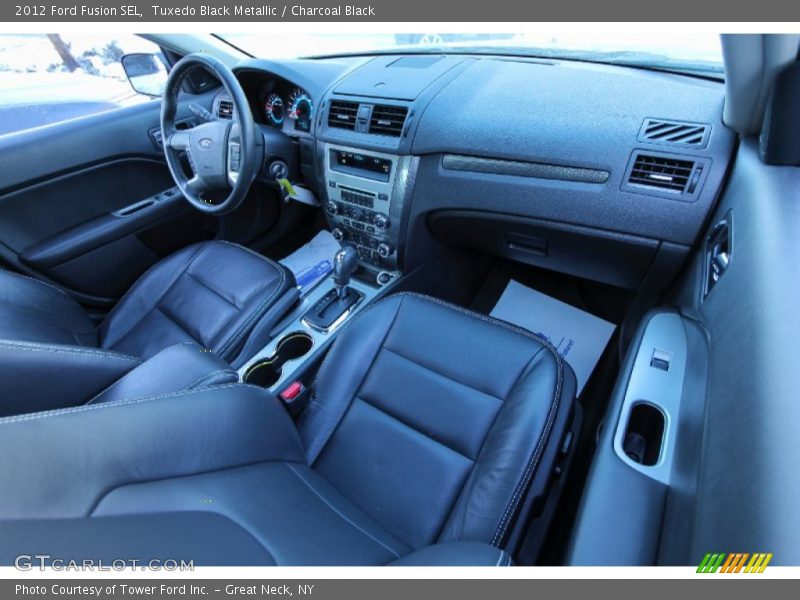 Tuxedo Black Metallic / Charcoal Black 2012 Ford Fusion SEL