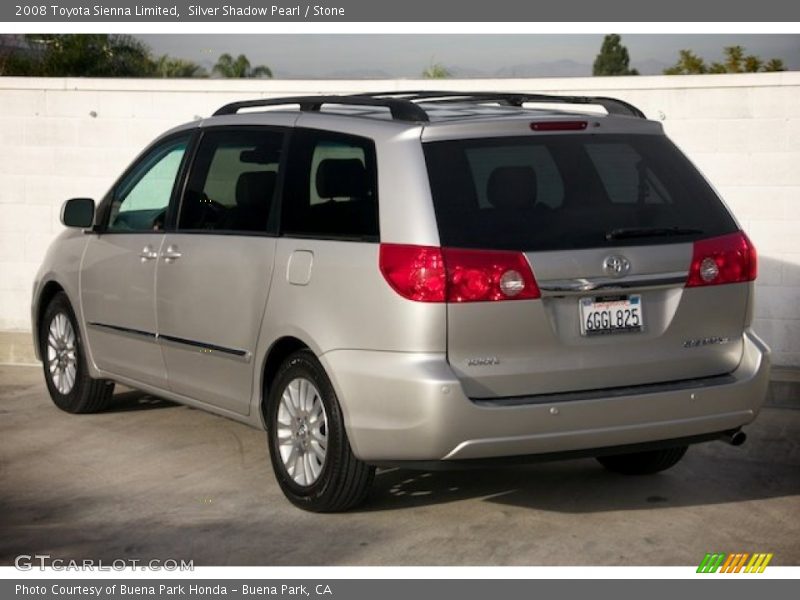 Silver Shadow Pearl / Stone 2008 Toyota Sienna Limited