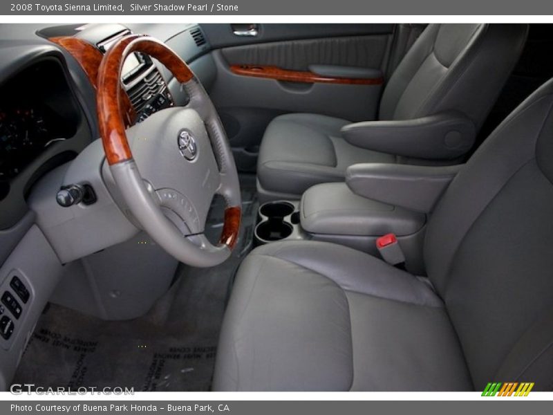 Silver Shadow Pearl / Stone 2008 Toyota Sienna Limited
