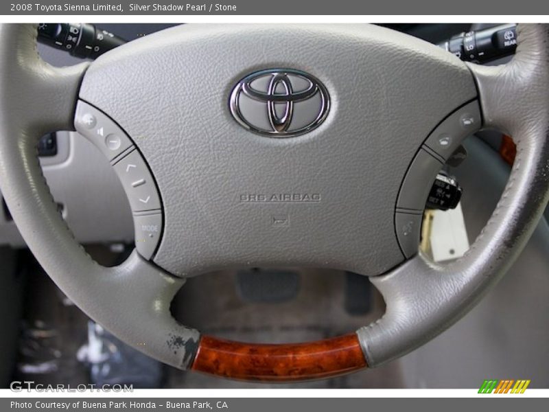 Silver Shadow Pearl / Stone 2008 Toyota Sienna Limited
