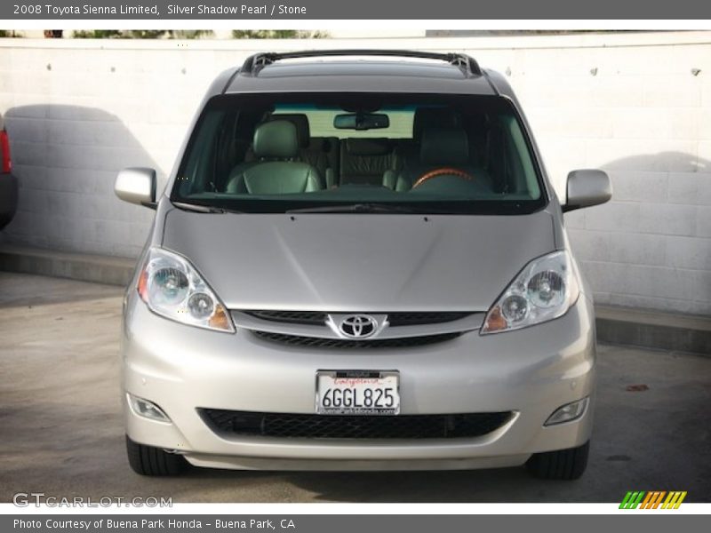 Silver Shadow Pearl / Stone 2008 Toyota Sienna Limited