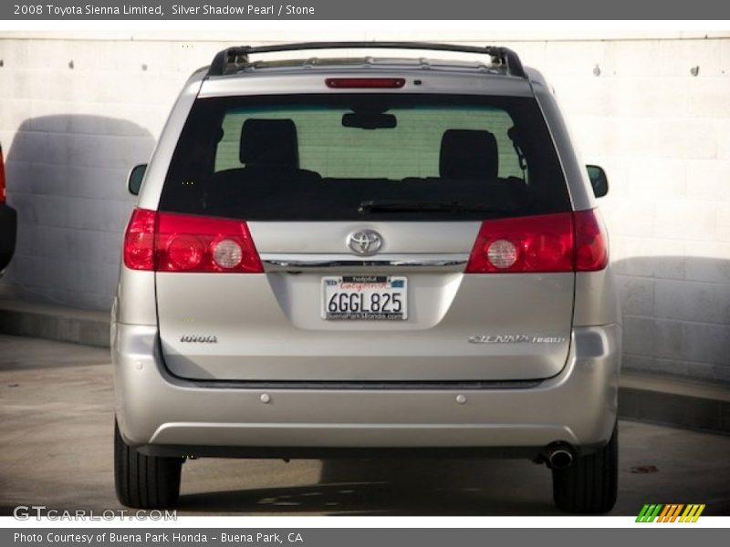 Silver Shadow Pearl / Stone 2008 Toyota Sienna Limited