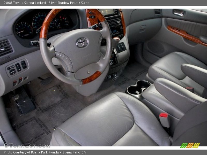 Silver Shadow Pearl / Stone 2008 Toyota Sienna Limited