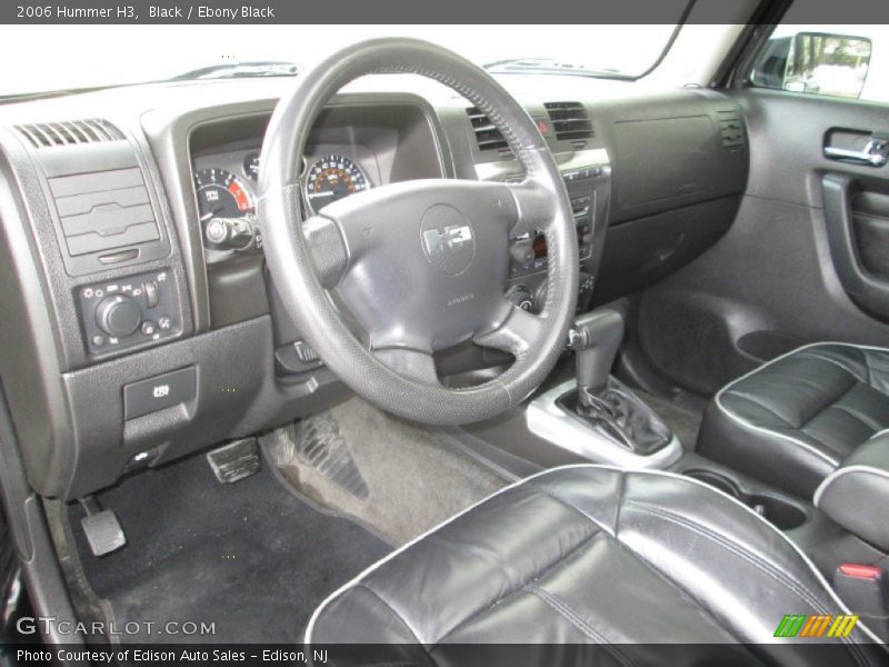 Ebony Black Interior - 2006 H3  