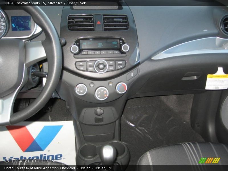 Silver Ice / Silver/Silver 2014 Chevrolet Spark LS