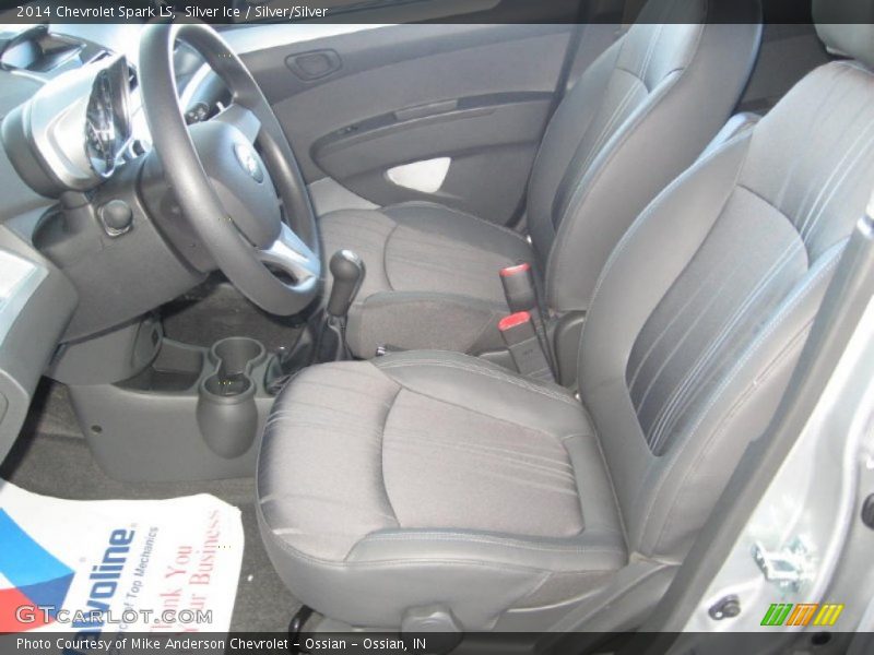 Silver Ice / Silver/Silver 2014 Chevrolet Spark LS