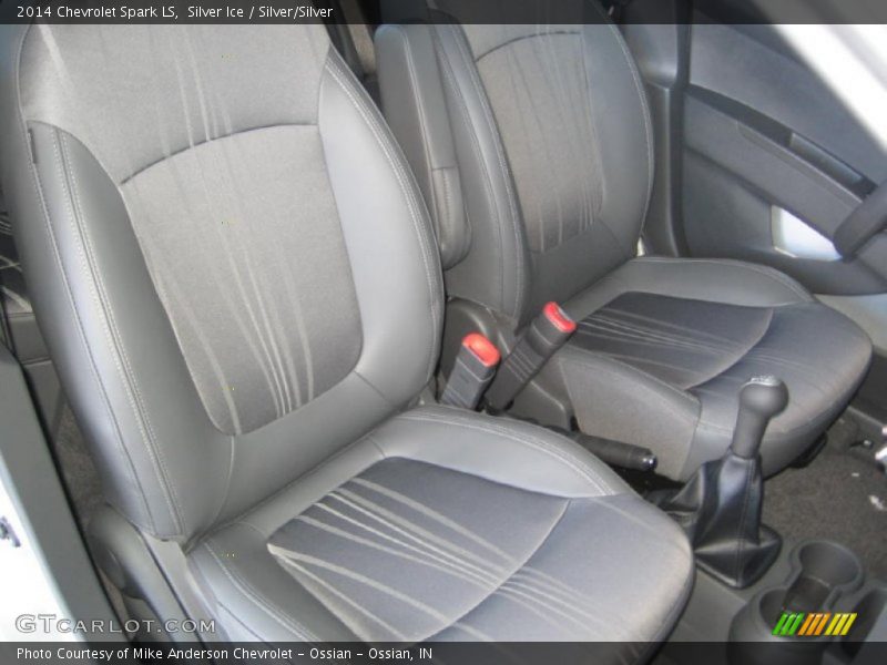 Silver Ice / Silver/Silver 2014 Chevrolet Spark LS