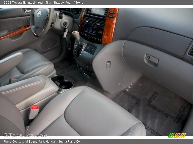 Silver Shadow Pearl / Stone 2008 Toyota Sienna Limited