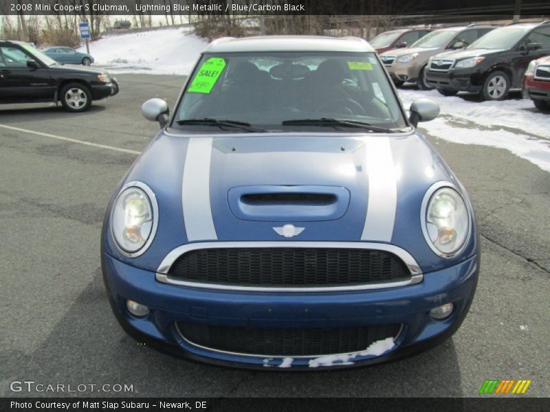 Lightning Blue Metallic / Blue/Carbon Black 2008 Mini Cooper S Clubman
