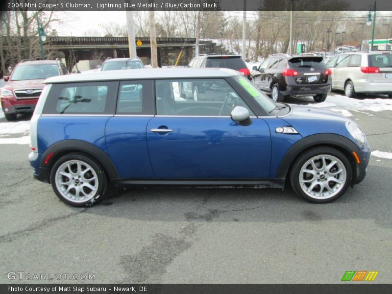 Lightning Blue Metallic / Blue/Carbon Black 2008 Mini Cooper S Clubman