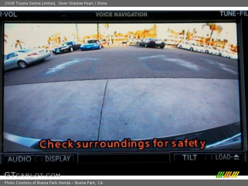 Silver Shadow Pearl / Stone 2008 Toyota Sienna Limited