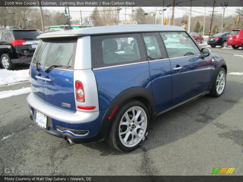 Lightning Blue Metallic / Blue/Carbon Black 2008 Mini Cooper S Clubman