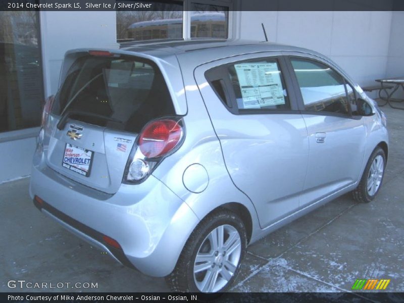 Silver Ice / Silver/Silver 2014 Chevrolet Spark LS