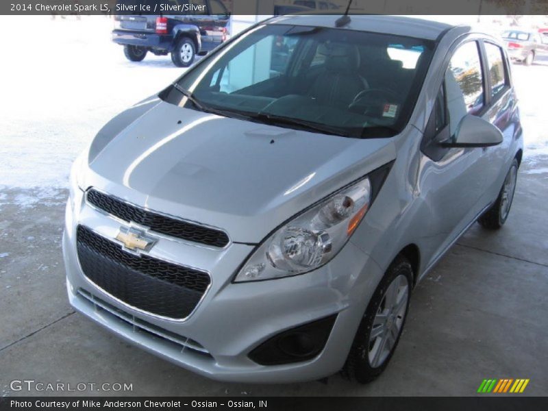 Silver Ice / Silver/Silver 2014 Chevrolet Spark LS