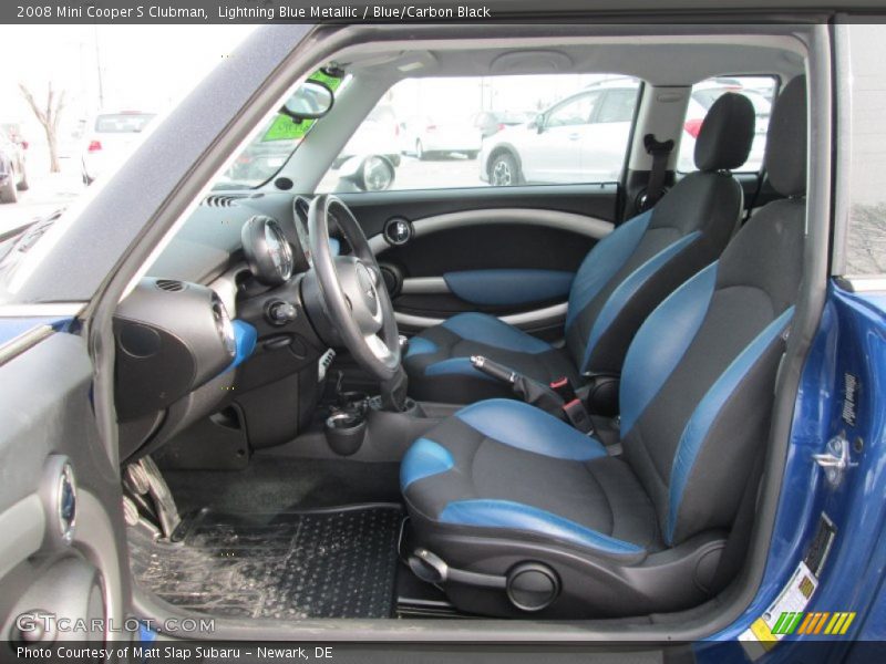 Lightning Blue Metallic / Blue/Carbon Black 2008 Mini Cooper S Clubman