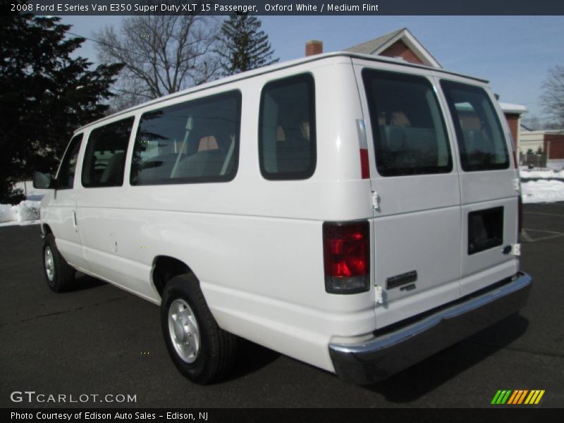 Oxford White / Medium Flint 2008 Ford E Series Van E350 Super Duty XLT 15 Passenger