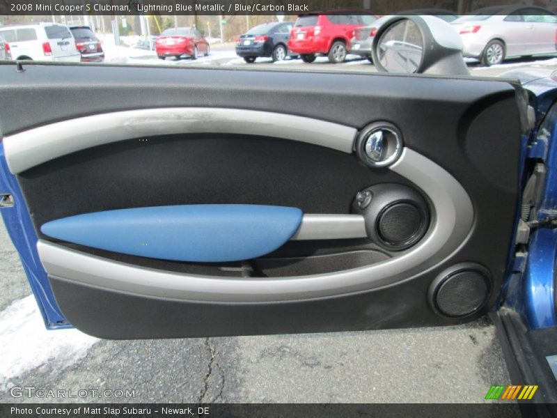 Lightning Blue Metallic / Blue/Carbon Black 2008 Mini Cooper S Clubman