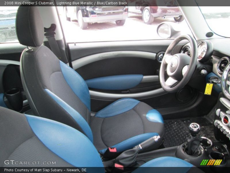 Lightning Blue Metallic / Blue/Carbon Black 2008 Mini Cooper S Clubman