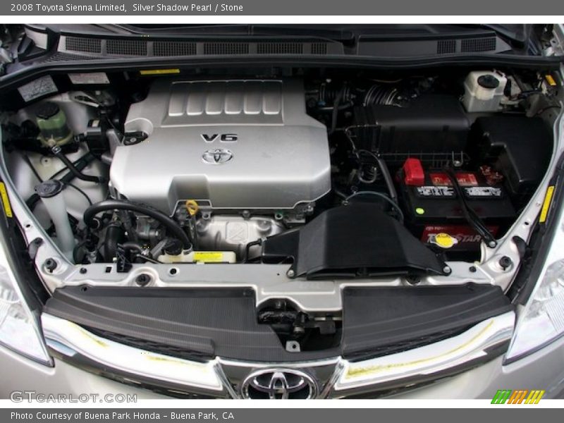 Silver Shadow Pearl / Stone 2008 Toyota Sienna Limited
