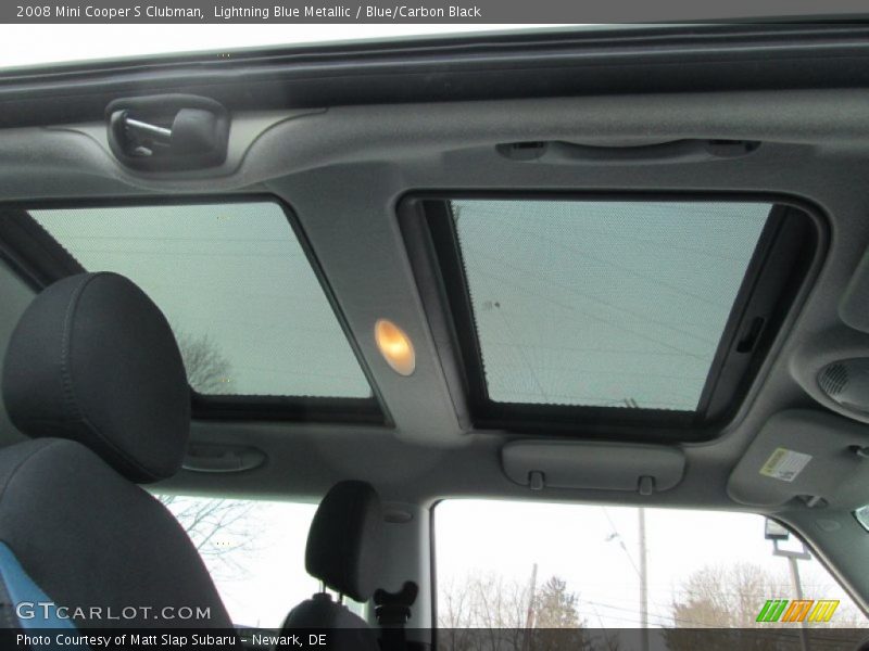 Sunroof of 2008 Cooper S Clubman