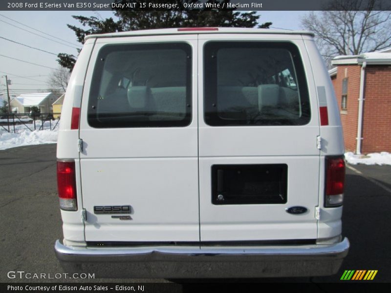 Oxford White / Medium Flint 2008 Ford E Series Van E350 Super Duty XLT 15 Passenger