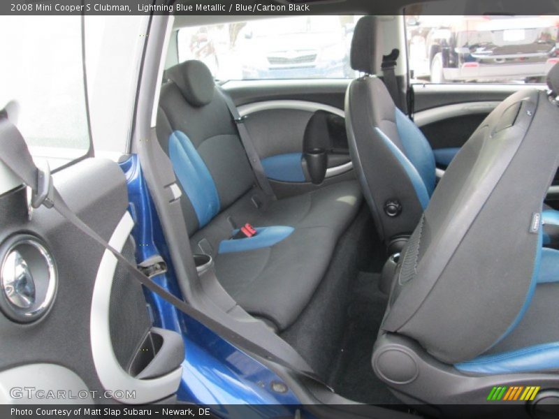 Lightning Blue Metallic / Blue/Carbon Black 2008 Mini Cooper S Clubman