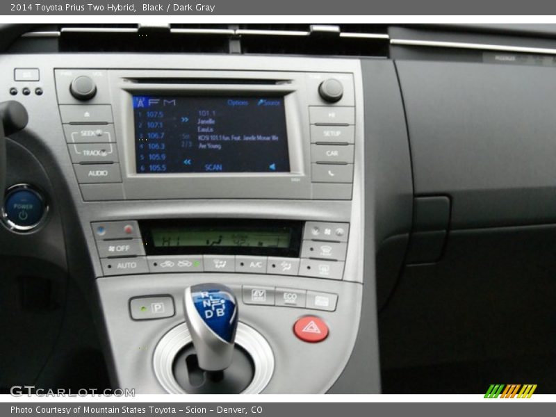 Black / Dark Gray 2014 Toyota Prius Two Hybrid