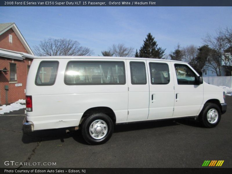 Oxford White / Medium Flint 2008 Ford E Series Van E350 Super Duty XLT 15 Passenger