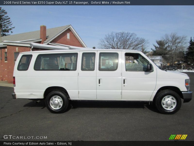 Oxford White / Medium Flint 2008 Ford E Series Van E350 Super Duty XLT 15 Passenger