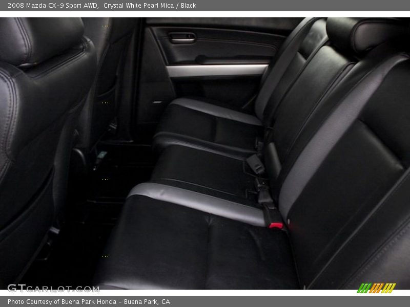 Crystal White Pearl Mica / Black 2008 Mazda CX-9 Sport AWD