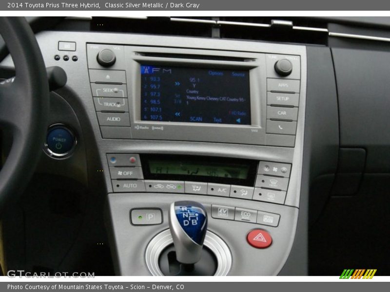 Classic Silver Metallic / Dark Gray 2014 Toyota Prius Three Hybrid