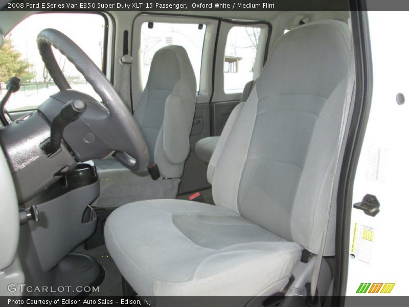 Oxford White / Medium Flint 2008 Ford E Series Van E350 Super Duty XLT 15 Passenger