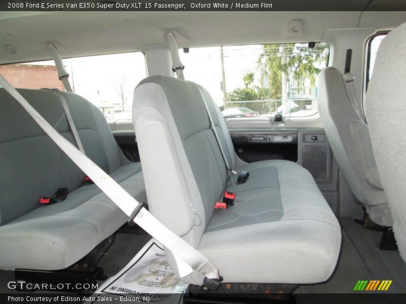 Oxford White / Medium Flint 2008 Ford E Series Van E350 Super Duty XLT 15 Passenger