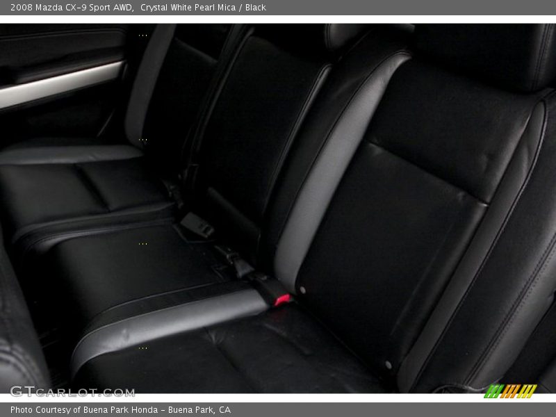 Crystal White Pearl Mica / Black 2008 Mazda CX-9 Sport AWD
