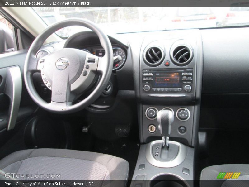 Black Amethyst / Black 2012 Nissan Rogue SV