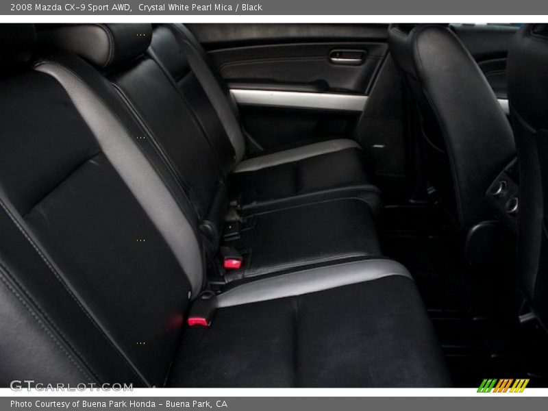 Crystal White Pearl Mica / Black 2008 Mazda CX-9 Sport AWD