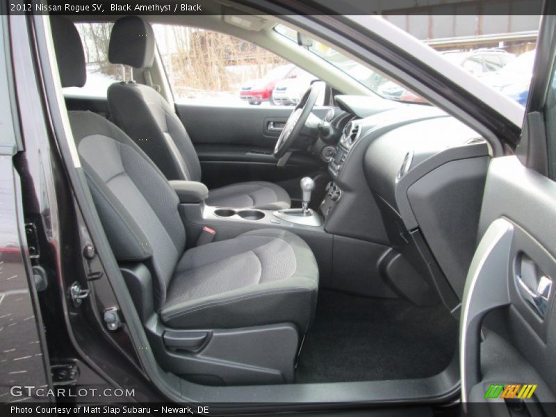 Black Amethyst / Black 2012 Nissan Rogue SV