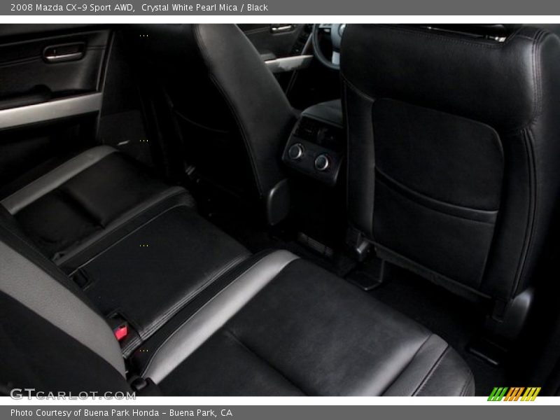 Crystal White Pearl Mica / Black 2008 Mazda CX-9 Sport AWD