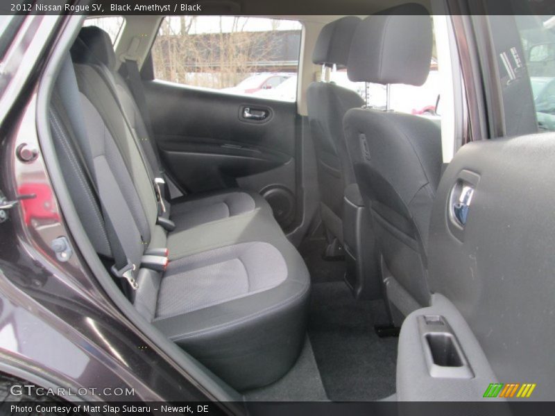 Black Amethyst / Black 2012 Nissan Rogue SV