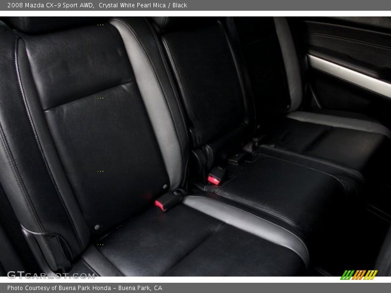 Crystal White Pearl Mica / Black 2008 Mazda CX-9 Sport AWD