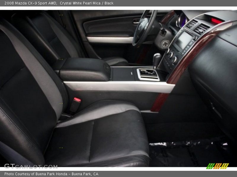 Crystal White Pearl Mica / Black 2008 Mazda CX-9 Sport AWD